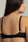 Biustonosz AVA, półusztywniany, czarny – AV 2145 Semi Soft Black