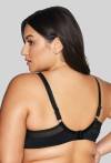 Biustonosz AVA czarny, półusztywniany - AV 2071 SEMI SOFT BLACK