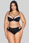 Biustonosz AVA czarny półusztywniany – AV 2135 Semi Soft Black