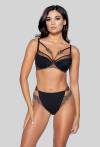Biustonosz NOVIKA czarny – ZOELLE N° 01 PUSH UP BLACK
