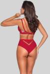 Biustonosz NOVIKA czerwony - HARPER N° 01 PUSH UP ROUGE