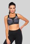 Biustonosz AVA czarny sportowy CARRI Soft Black