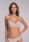 Biustonosz AVA Soft Beż – koronkowy, oddychający AV 1396 Beige