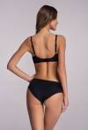 Biustonosz AVA czarny, półusztywniany - AV 2110 Semi Soft Black