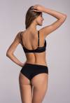 Biustonosz AVA czarny, półusztywniany – AV 2102 Semi Soft Black