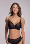Biustonosz braletka  AVA czarny – AV 2103 Soft Bralette Black
