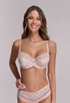 Biustonosz AVA półusztywniany beżowy - AV 2105 Semi Soft Beige