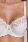 Biustonosz AVA ecru, komfort i elegancja - AV 2105 Semi Soft Ecru