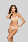 Biustonosz AVA soft beżowy – elegancki z haftem AV 1922 Soft Beige